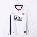 Man United 08/09 - Visita - Manga Larga - Retro