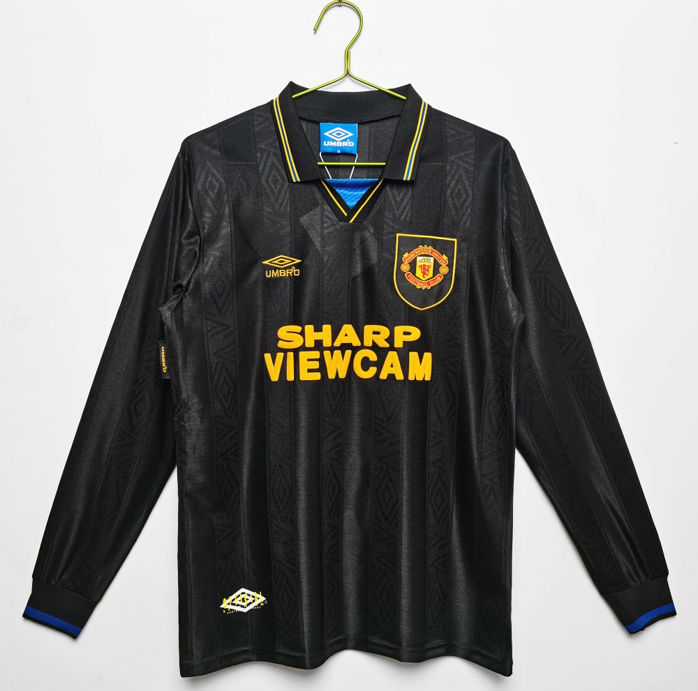Man United 93/94 - Visita - Manga Larga - Retro
