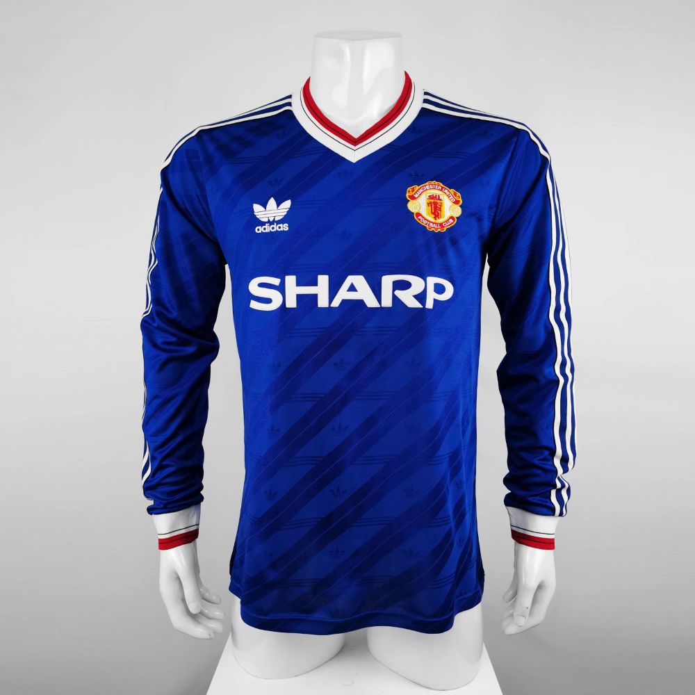 Man United 86/88 - Tercera - Manga Larga - Retro