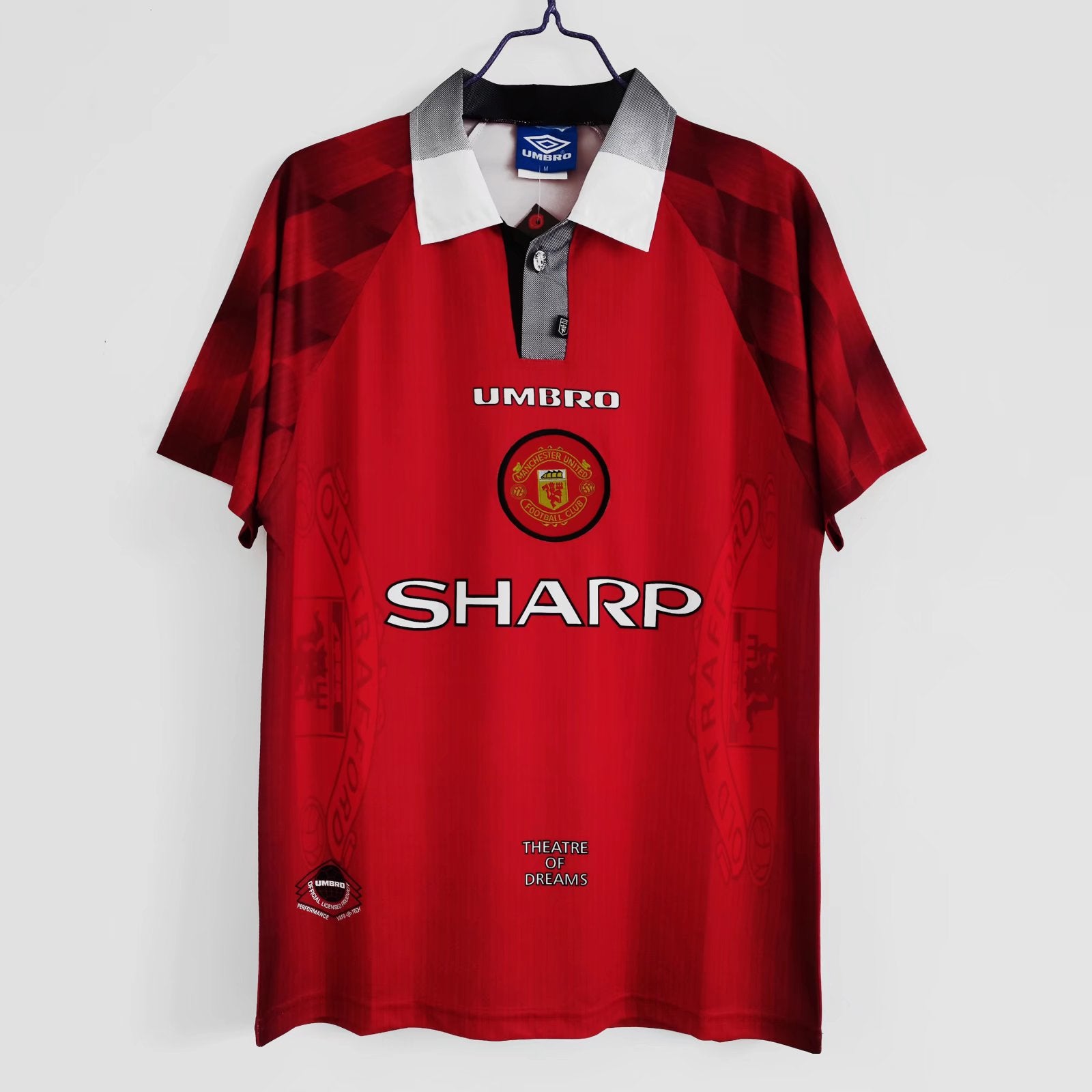 Man United 96/97 - Local - Manga Larga - Retro