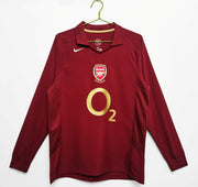 Arsenal 05/06 - Local - Fan - Manga Larga - Retro