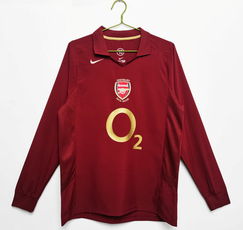 Arsenal 05/06 - Local - Fan - Manga Larga - Retro