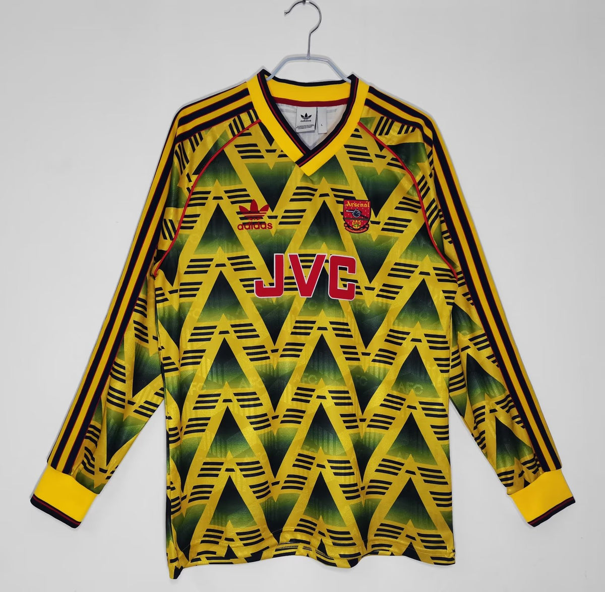 Arsenal 91/93 - Visita - Fan - Manga Larga - Retro