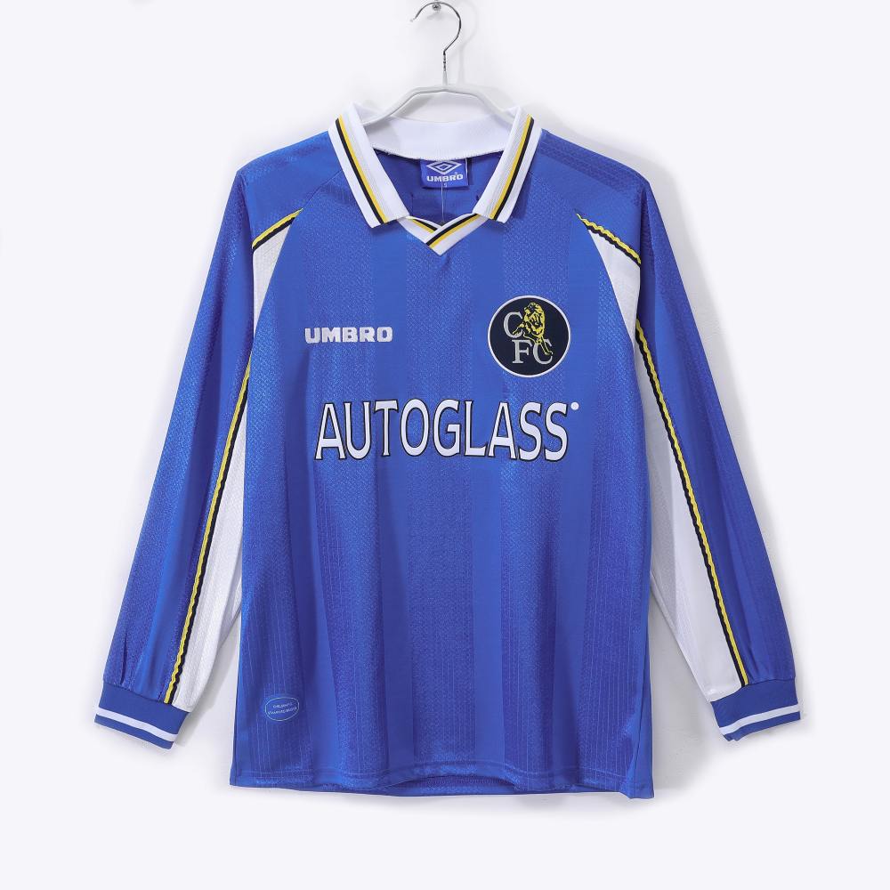 Chelsea 97/99 - Local - Fan - Manga Larga - Retro
