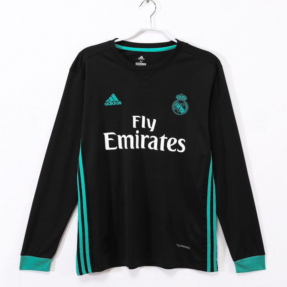 Real Madrid 17/18 - Visita - Fan - Manga Larga - Retro
