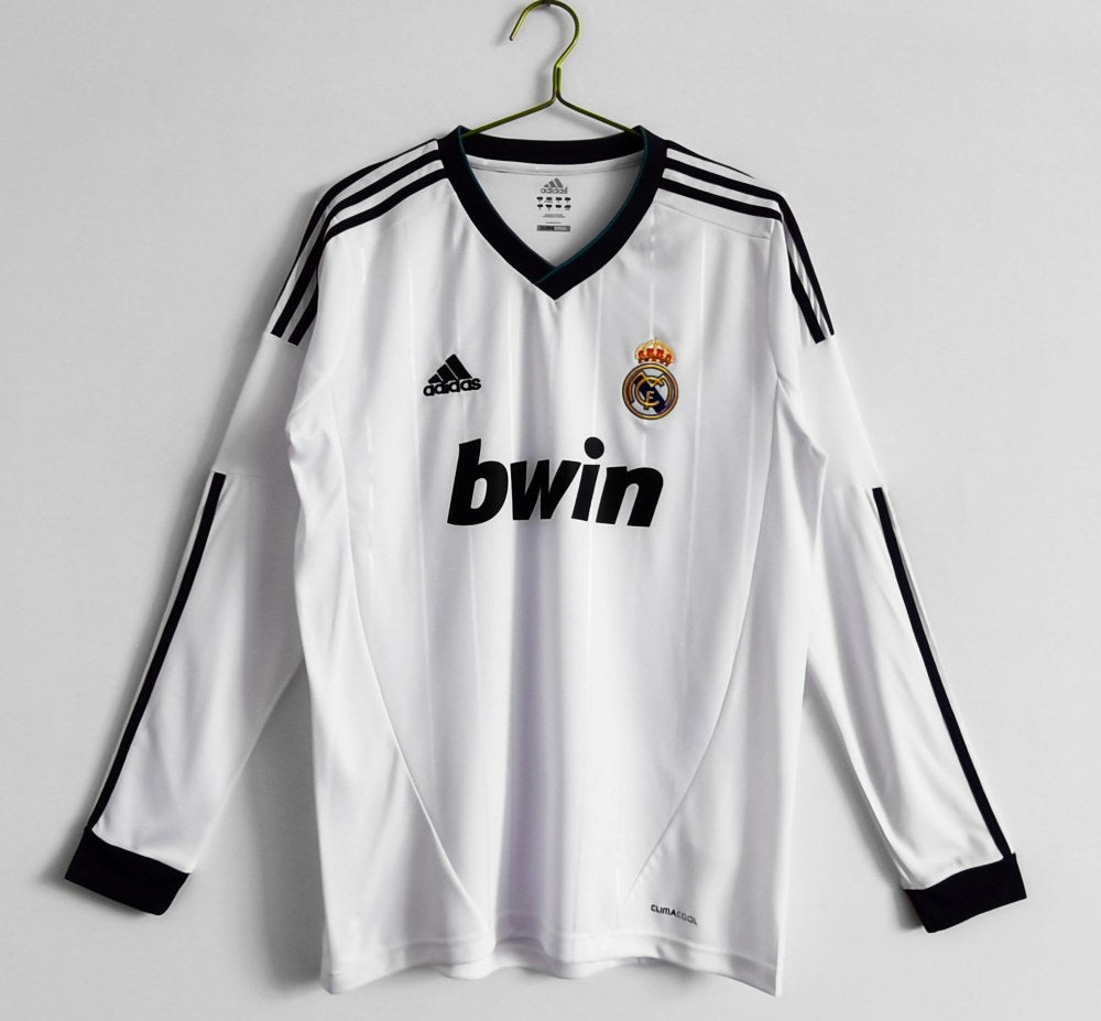 Real Madrid 12/13 - Local - Fan - Manga Larga - Retro