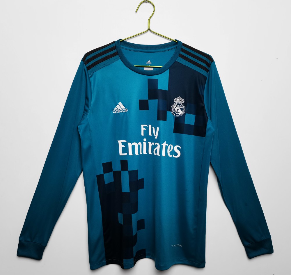 Real Madrid 17/18 - Tercera - Fan - Manga Larga - Retro