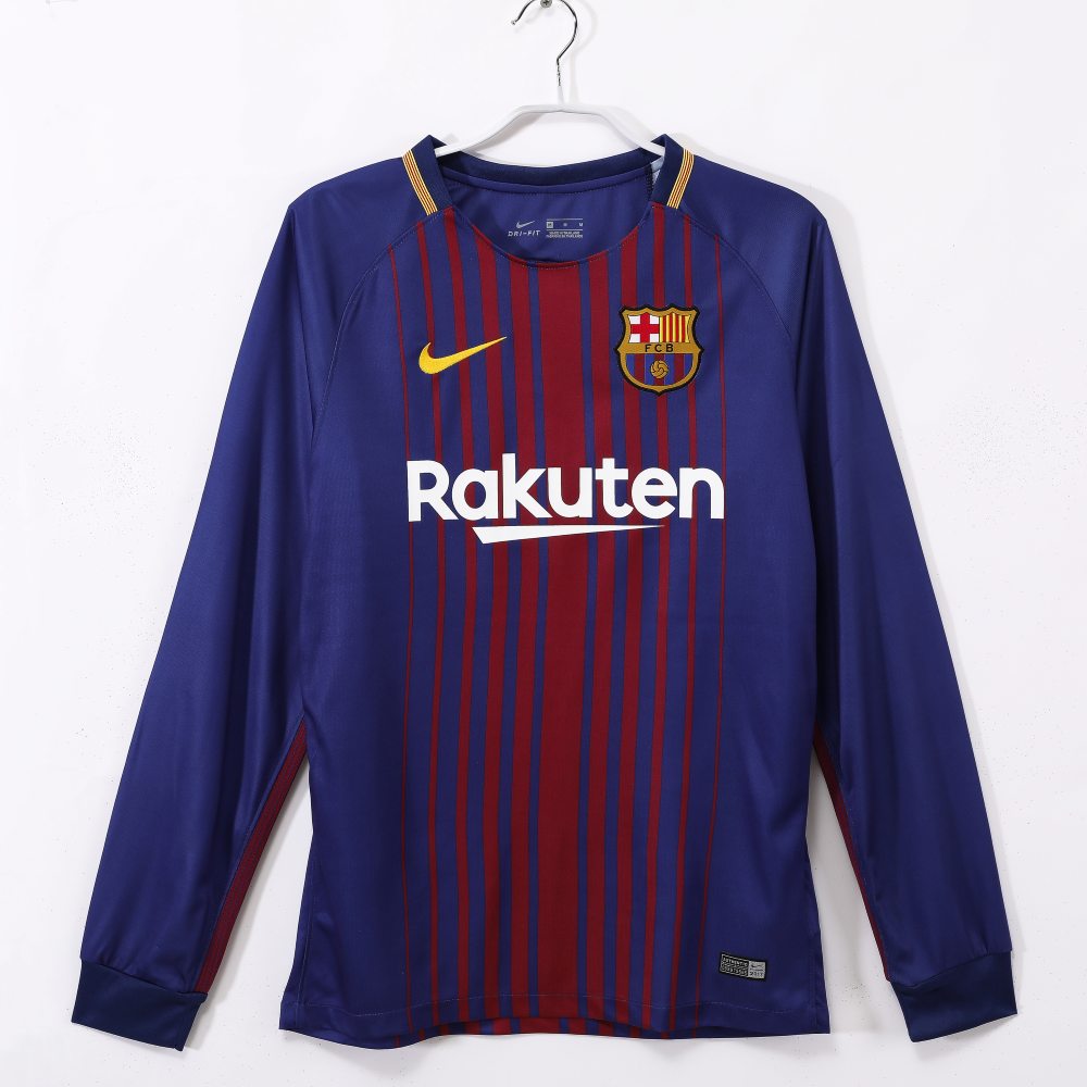 Barcelona 17/18 - Local - Fan - Manga Larga - Retro