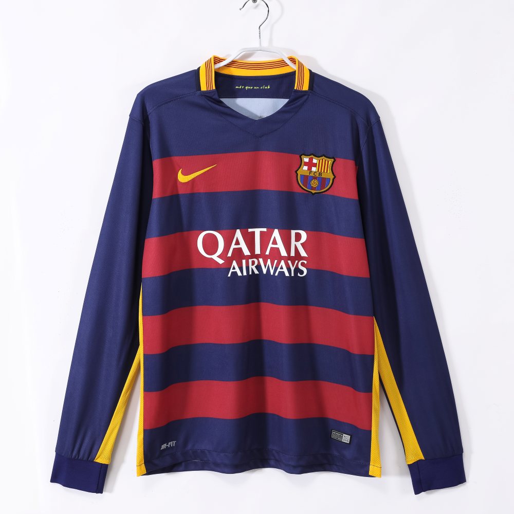 Barcelona 15/16 - Local - Fan - Manga Larga - Retro