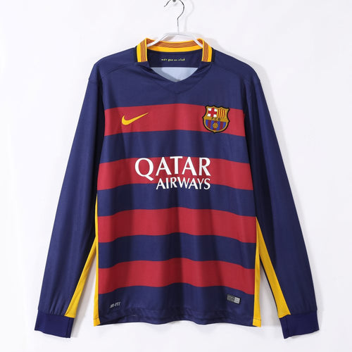 Barcelona 15/16 - Local - Fan - Manga Larga - Retro