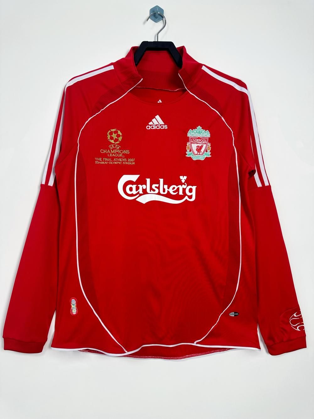 Liverpool 06/08 - Local - Fan - UCL - Manga Larga - Retro