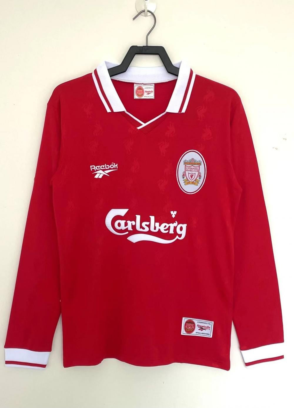 Liverpool 96/97 - Local - Fan - Manga Larga - Retro