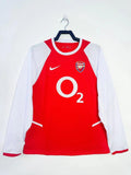 Arsenal 02/04 - Local - Fan - Manga Larga - Retro