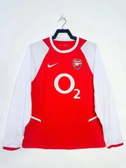 Arsenal 02/04 - Local - Fan - Manga Larga - Retro