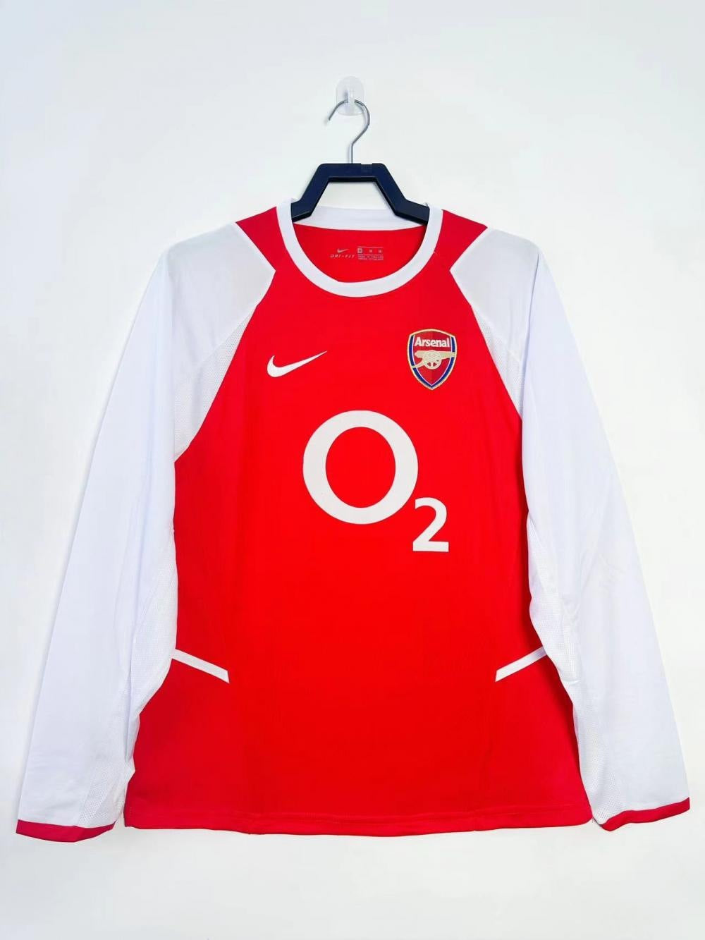 Arsenal 02/04 - Local - Fan - Manga Larga - Retro