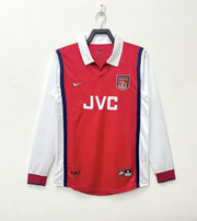 Arsenal 98/99 - Local - Fan - Manga Larga - Retro