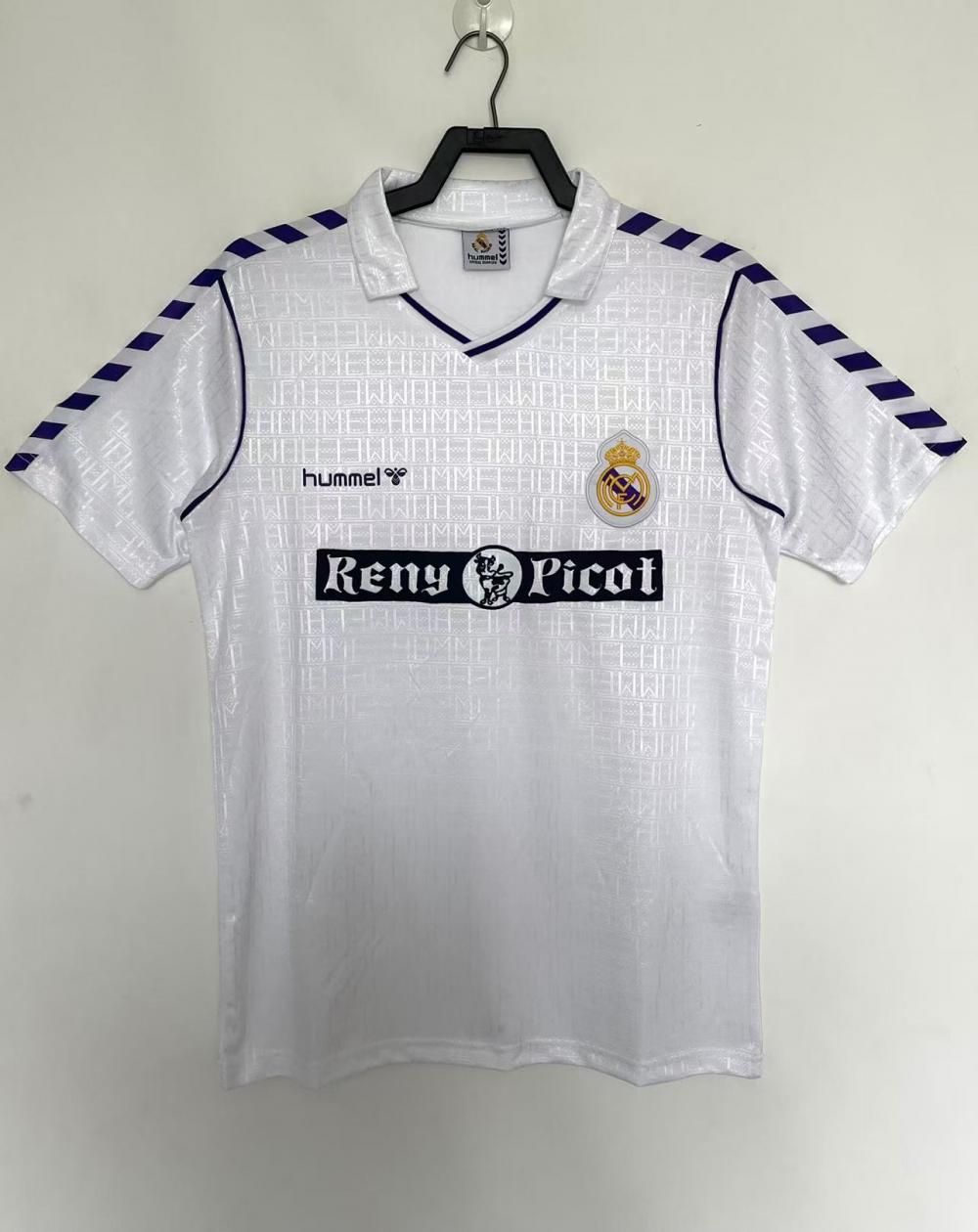 Real Madrid 88/90 - Local - Fan - Retro