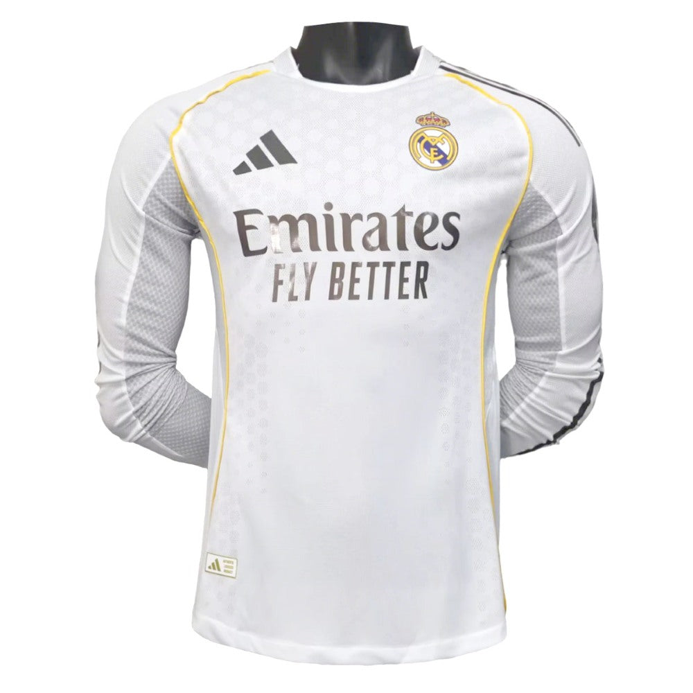 Real Madrid 25/26 - Local - Jugador - Manga Larga