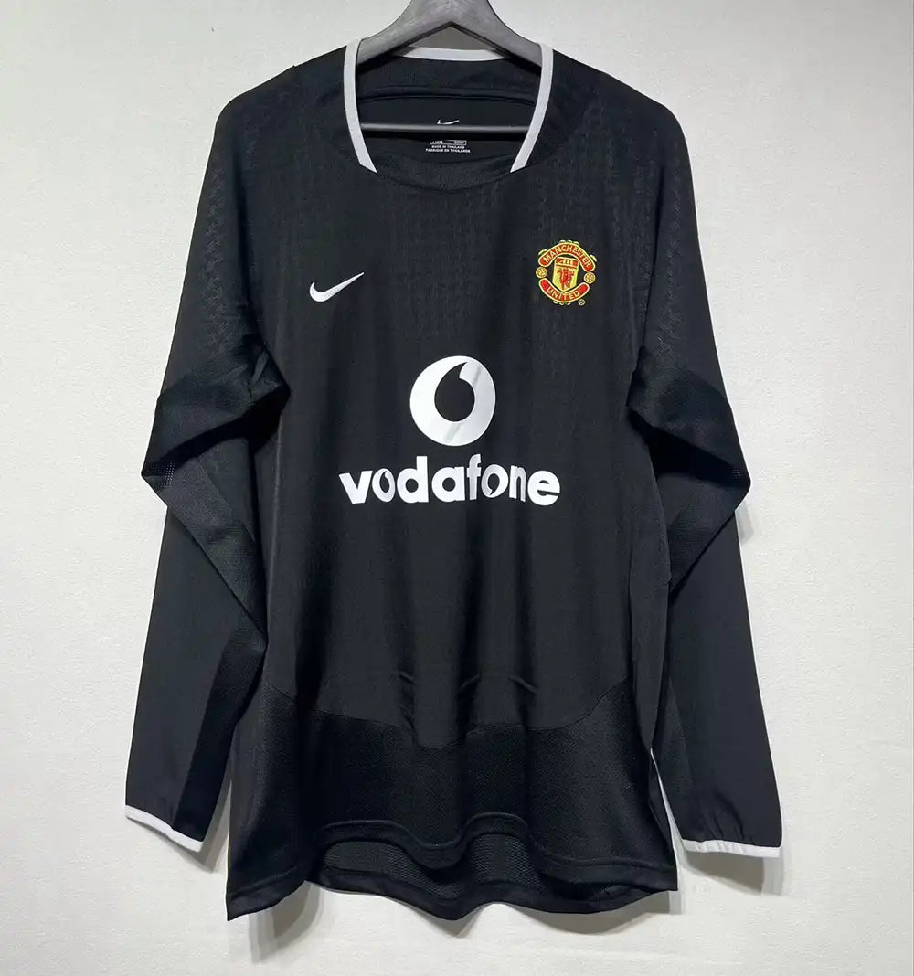 Man United 03/04 - Visita - Manga Larga - Retro