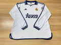 Real Madrid 00/01 - Local - Fan - Manga Larga - Retro