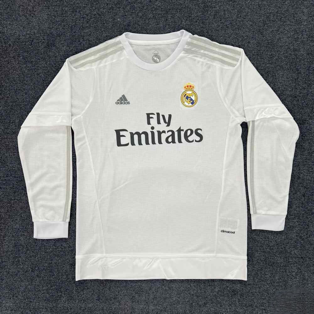 Real Madrid 15/16 - Local - Fan - Manga Larga - Retro