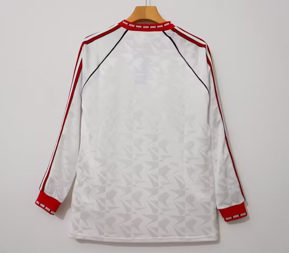 Man United 90/91 - Local - Manga Larga - Retro