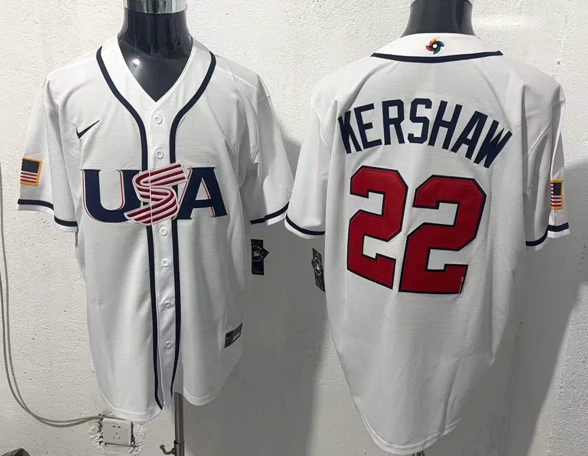 Estados Unidos - Kershaw #22 - Local Blanca