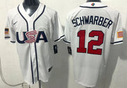 Estados Unidos - Schwarber #12 - Local Blanca