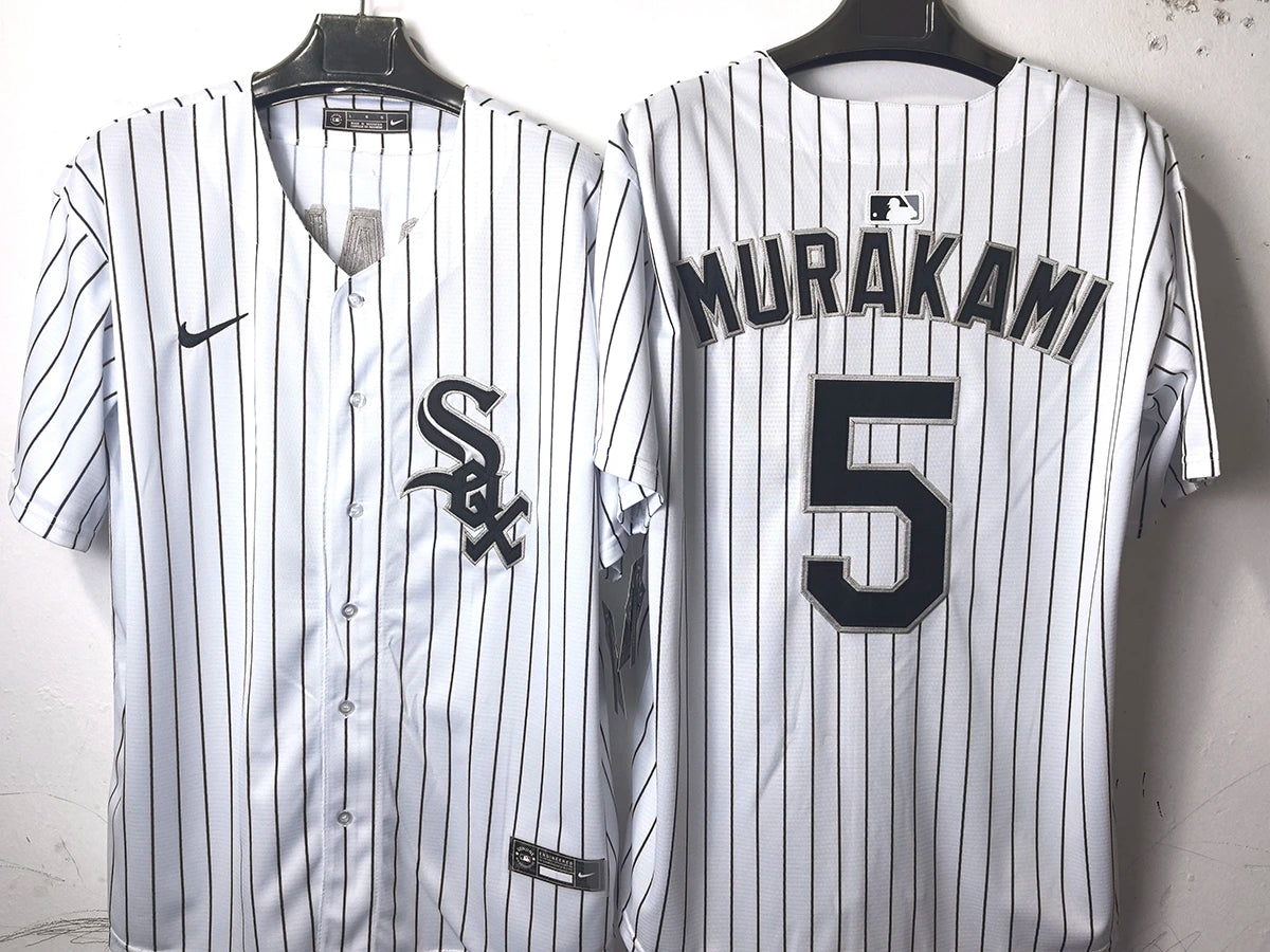 Chicago White Sox - Murakami #5 - Blanco Rayas