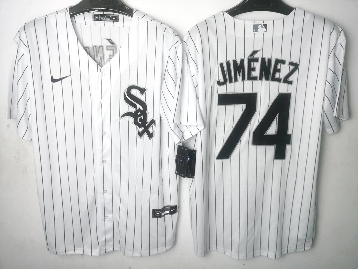 Chicago White Sox - Jimenez #74 - Blanco Rayas