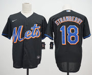 New York Mets - Strawberry #18 - Negro