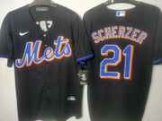 New York Mets - Scherzer #21 - Negro