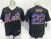 New York Mets - Soto #22 - Negro