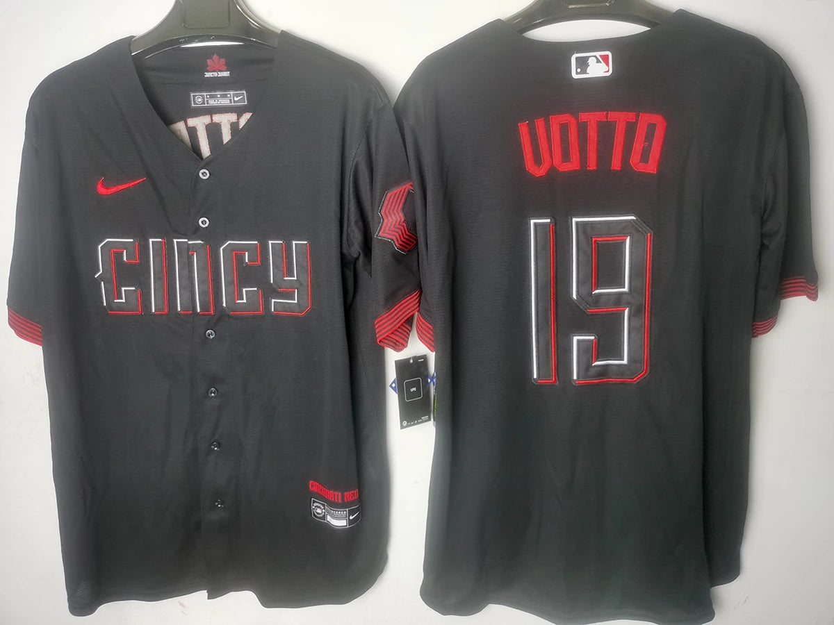 Cincinnati Reds - Votto #19 - Negra