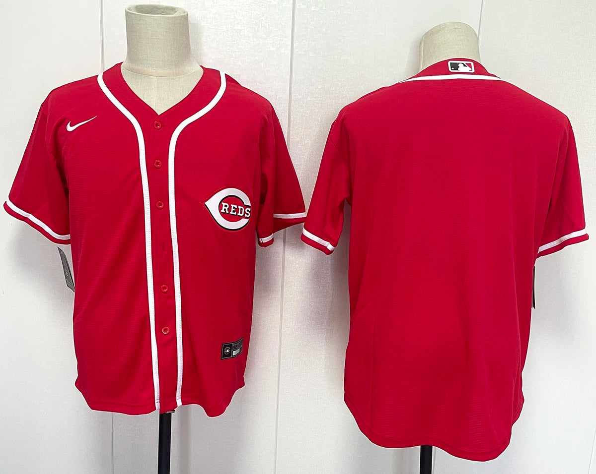 Cincinnati Reds - Jersey - Roja Rayas