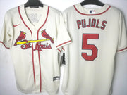 St. Louis Cardinals - Pujols #5 - Crema