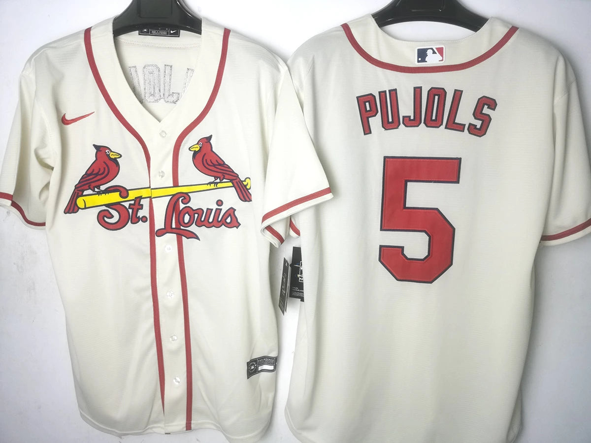St. Louis Cardinals - Pujols #5 - Crema