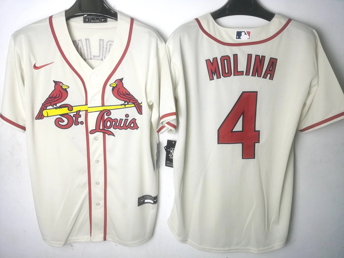 St. Louis Cardinals - Molina #4 - Crema