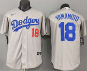 Los Angeles Dodgers - Yamamoto #18 - Negro Dorado