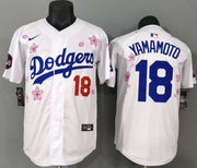 Los Angeles Dodgers - Yamamoto #18 - Azul Royal