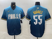 Philadelphia Phillies - Suárez #55 - City Connect Azul