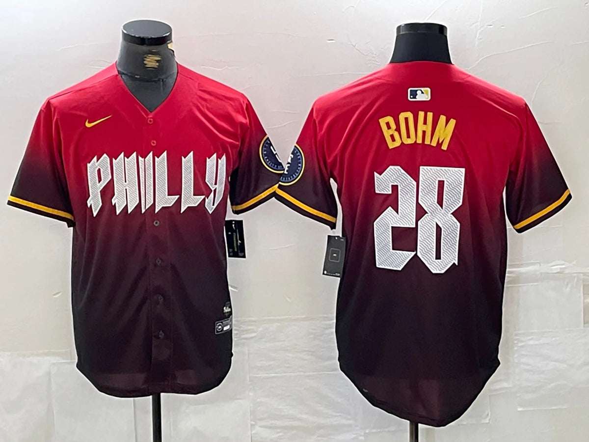 Philadelphia Phillies - Bohm #28 - City Connect Roja