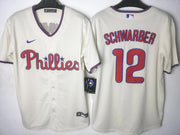 Philadelphia Phillies - Schwarber #12 - Crema