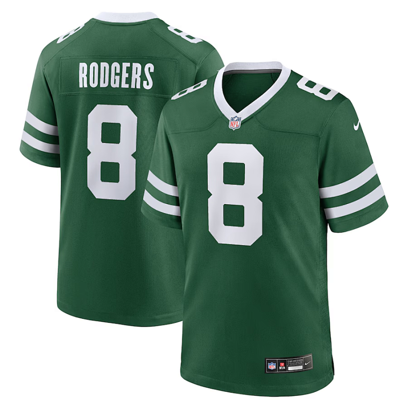 Jets Rodgers #8