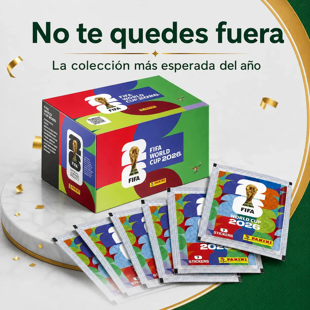 Álbum Estampas Copa Mundial 2026 - Caja