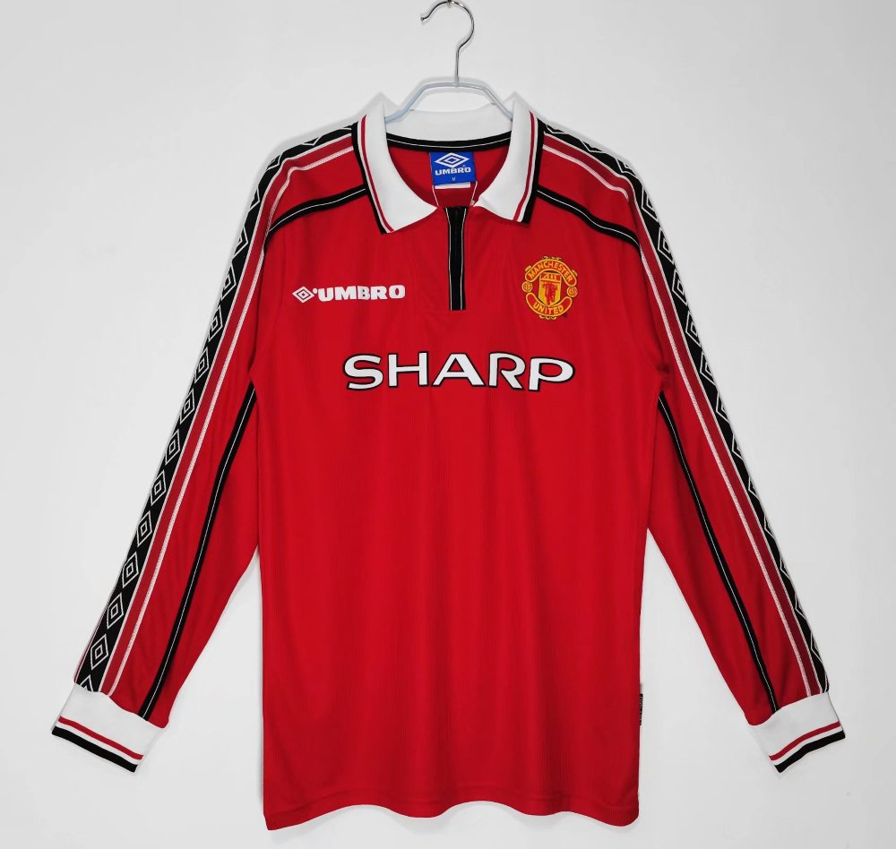 Man United 98/99 - Local - Manga Larga - Retro