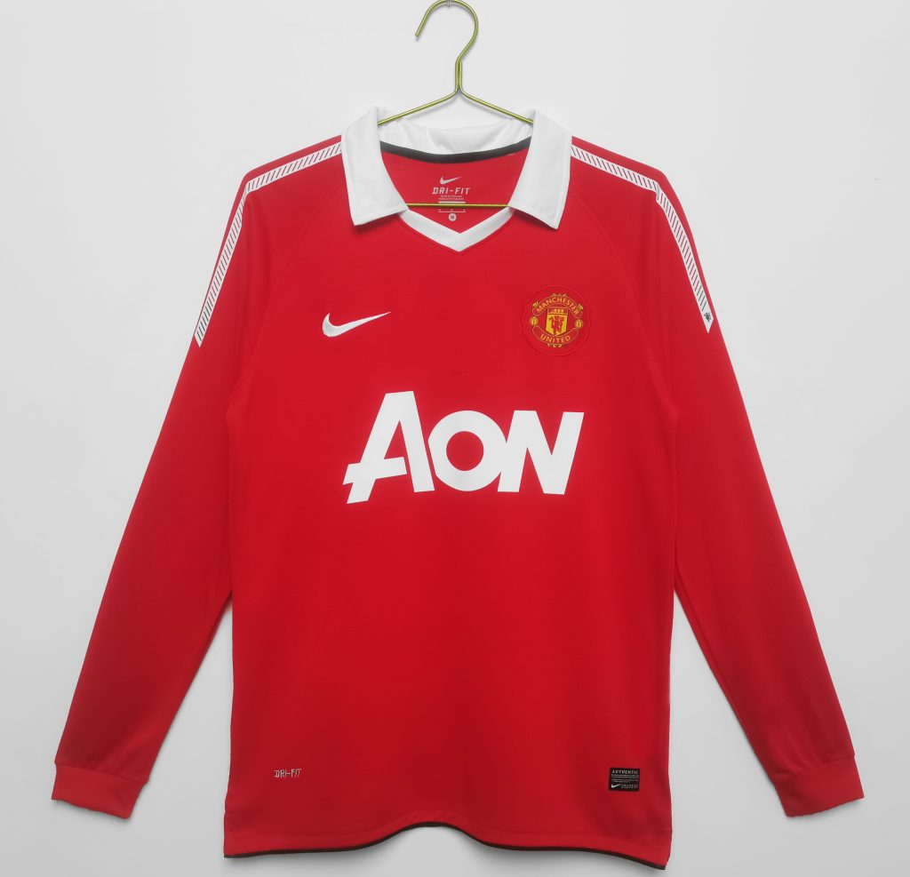 Man United 10/11 - Local - Manga Larga - Retro