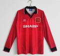 Man United 94/96 - Local - Manga Larga - Retro