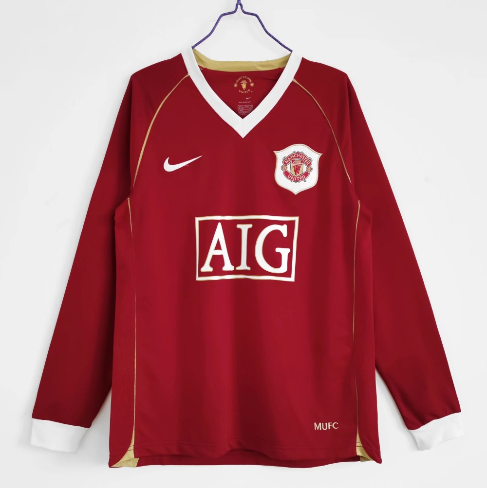 Man United 06/07 - Local - Manga Larga - Retro