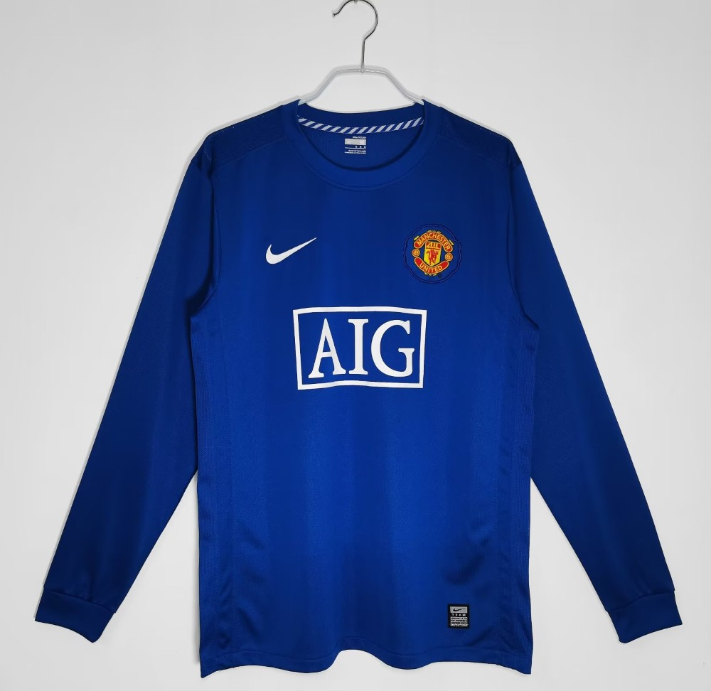 Man United 08/09 - Tercera - Manga Larga - Retro